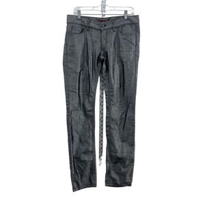 Hugo Boss Men's Gray Twill Straight Jeans 29x34 Cotton Preowned